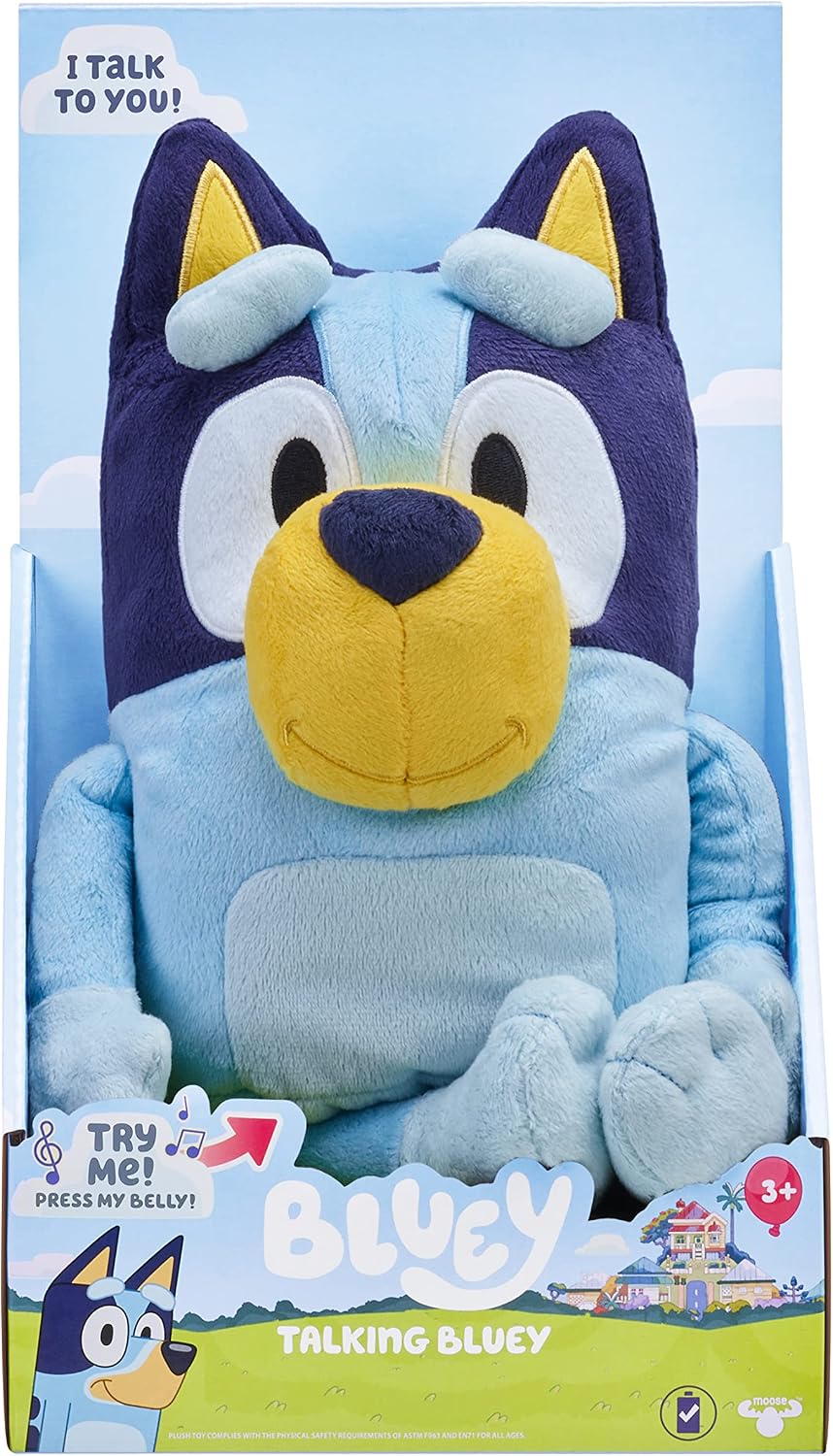 Bluey Special Effects Soft Toy Interactive Talking Plush 13”