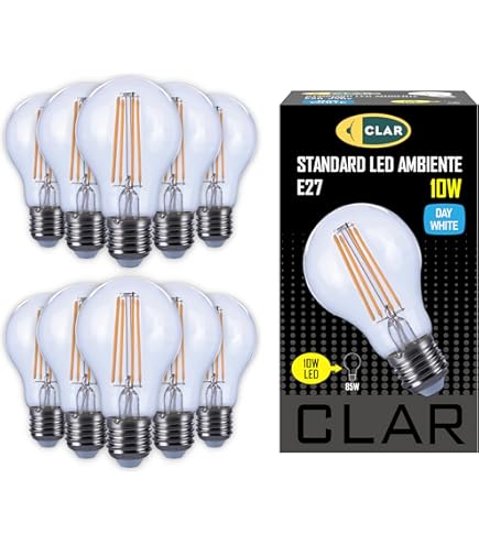 10 X Lampadina Gocce 15W E27 Opaco Lampadina Lampadine Ad - Foto 2