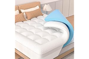 DOCHAIR Topper para colchón, 90 x 200 cm, 10 cm de altura, colchón de espuma viscoelástica con 4 bandas antideslizantes, dos grados de dureza H2, certificado Öko-Tex®, gel Mattress Topper