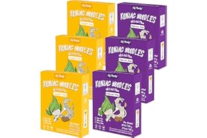 ‎ELF-FAMILY Premium Konjak Nudeln aus Thailand Vegan Glutenfrei-240gx 6er Box(12 pack), Elf-Family Shirataki Nudeln Instant Nudeln Pasta/Keto/Low Carb/Kalorienarme/Zuckerfrei -Spaghetti & Fettuccine