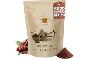 MYSUPERFOODS Organic Cacao/Cocoa Powder 500g | Pure & Unsweetened | Mood Enhancer & Cardiovascular Health | Natural Source of Magnesium | Perfect for Smoothies, Baking & Hot Chocolate | Non-Alkalised, Vegan