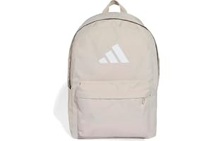 adidas unisex - vuxen Classic 3Bars Backpack, wonder alumina/white, One size