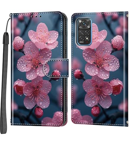 BAIDIYU Cover per Xiaomi Redmi Note 11 4G Custodia, Slot Cart,Custodia a portafoglio in pelle PU di lusso Custodia Flip Folio, Cover per Xiaomi Redmi Note 11 4G.(Oro rosa