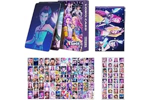 HBSFBH K pop Card, Set di Carte Demon, 60pcs Lomo Carte 32 Adesivi, Kpop Photocard, Hunters Gioco di Cart-e Collezionabile, Demon car-te con Personaggi, Ca-rte da Collezione, Regalo di Compleanno per i Fan