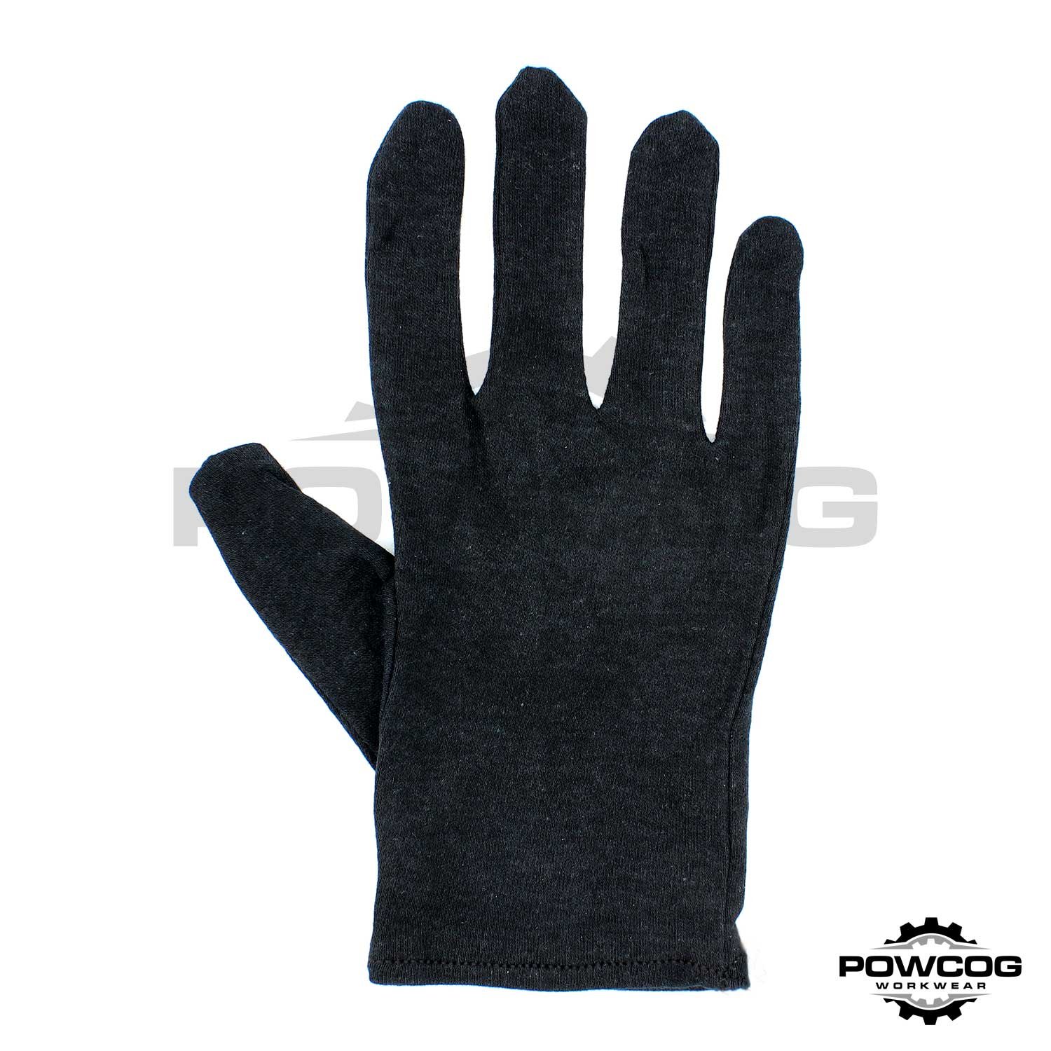BLACK 100 Cotton Moisturising Gloves in SMALL Used for Dry Skin