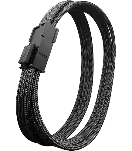 Shakmods, Connettore Molex Con 2 Power SATA, Cavo Splitter, 30 Cm, Involucro Nero - Foto 3