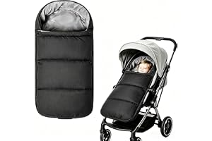 Tjock baby åkpåse barnvagn vinter, sovsäck för barnvagnar & buggy vinteråkpåse buggy 90 × 48 cm, vattentät vindtät avtorkbar
