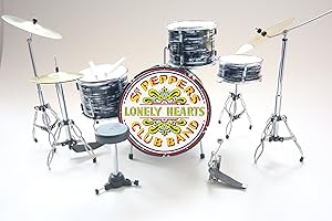 RGM366 Ring Starr Sgt Pepper Beatles Miniature Drum Kit