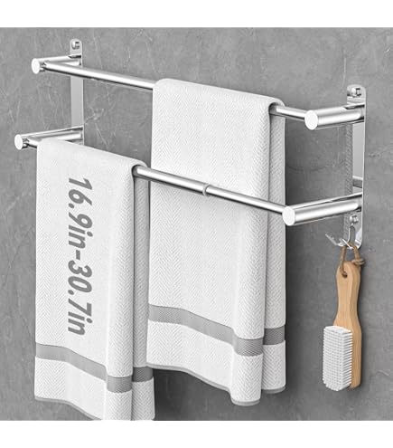 LYLIN Türhaken Edelstahl 2er Set - Garderobenhaken Ohne Bohren Für Türen Bis 4,5cm