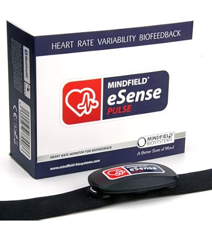 Mindfield ESense Skin Response Bundle – Biofeedback Et Gestion Du Stress Via Smartphone – Électrodes GSR Et Velcro Incluses