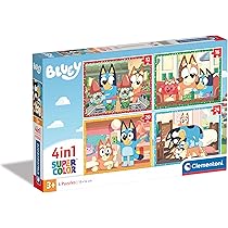 Peluche Interactive Bluey Bébé - 28 Cm, 10 Sons De Bébé, Biberon Et Tétine Inclus, Couche Amovible - Pour Jeux De Rôle Et Câlins