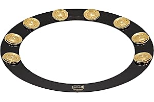 Meinl Cymbals cring Ching Anillo Acero pandereta Jingle efecto para HiHats, color Negro, BBP14