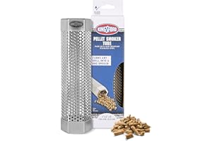 Kingsford 8 Inch Pellet Smoker Tube Hexagon With Box | Pellet Tube Smoker Turns Any Grill Into BBQ Smoker | Pellet Smoker Tube, Pellet Smoker Box, Grilling Tools, Smoker Pellets from Kingsford,Silver