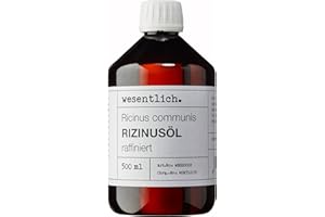 Olej rycynowy 500 ml – czysty olejek firmy wesentlich. – pielęgnacja skóry i włosów – rzęsy i brwi
