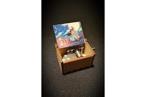 Breizh Licence Carillon in legno, Music Box, Aladdin - A Whole New World - Personalizzabile (Modello di annuncio)