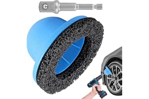 Kiselkarbid hjulnavsslip med sladdlös skruvdragaradapter inkl. inre Ø 90 mm, ytterdiameter 150 mm kulhuvudsslip för släpvagns