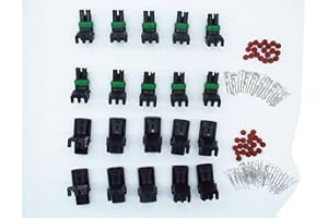 cnkf 10 jeux Delphi GM haltech Carte 2 broches mâle et femelle étanche weatherpack connecteur automatique 12015782/12010973