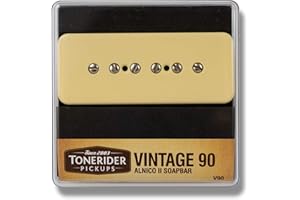 Tonerider P90: Vintage 90 Alnico V 90 Soap Bar Tonabnehmer für Gitarre Neck - Cream