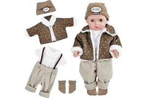 DIELIANHUA Vestiti per Bambole, Vestiti per Bambole 35-45 cm, Vestiti per Bambole per New Born Baby Doll
