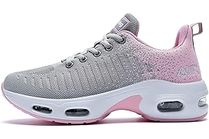 MAFEKE Damen Sneaker Laufschuhe Turnschuhe Air Sportschuhe Tennis Atmungsaktiv Leichte Stoßdämpfung durch Luftkissen Walking Sneakers für Outdoor Gym Fitness Damen Schuhe