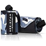 Hee-Star® Polsiere Palestra No Pain No Gain - Polsini Palestra per Bodybuilding - Powerlifting - Crossfit - Calisthenics - Fa