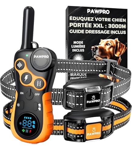 Collier Pour Chien, Contrôle Intelligent Des Aboiements, 3 Modes De Choc Statique Vibration Son Noir 99189326
