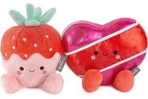Hallmark Better Together, Strawberry and Chocolate Pair, Gift, Soft Toy, Teddy, Set of 2, Gift Set, Birthday, Valentines Day, Anniversary