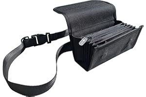 CLAIRE-FONCET, la Rolls Royce dei portafogli del Cameriere in Tela Impermeabile, Venduto senza Distributore Portamonete, 1 Tasca munita di Chiusura lampo, 4 Scomparti Foderati, Chiusura con Magnete