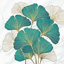 Papieren servetten, 33 x 33 cm, William Morris zwart