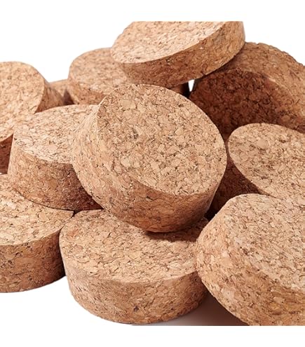 10 Fasskorken Natur Kork 34x30mm - Ideal Für Weinfässer & Bastelprojekte