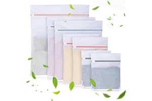 DesertBoy 7 Pcs Bolsas para la Colada, Red de Lavandería, Bolsas de Colada con Cremallera, Bolsa de Lavandería de Malla, Bolsa para Lavadora, para Ropa Delicada, Ropa Interior, Calcetines(4 Tamaños)