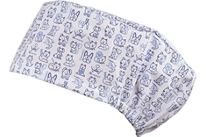 Pilucaps, Gorro quirófano pelo largo modelo DOG&CAT unisex para mujer y hombre 100% algodón