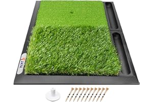JAYA Tapete de Golf Con Bandeja de Pelota - Base de Goma Pesada, Camisetas y Soporte Incluidos - Portátil Para Práctica en Interiores y Exteriores
