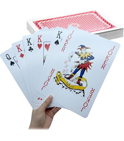 Cartes à Jouer Géantes Carte à Jouer Poker Size XXL - Cartes Géantes - TotalCadeau - Neuf Cartes à Jouer Géantes Carte à Jouer Poker Size XXL - Cartes Géantes - TotalCadeau - Neuf