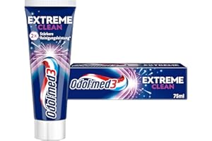 ‎ODOL-MED 3 Odol-med3 Extreme Clean Toothpaste, with Double Cleaning Performance in Hard to Reach Areas, 75 ml, Toothpaste