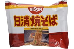‎NISSIN Nissin Demae Ramen – Yakisoba, 10er Pack, Instant-Nudeln japanischer Art, mit Yakisoba-Sauce & asiatischen Gewürzen, schnell & einfach zubereitet, asiatisches Essen (10 x 100 g)