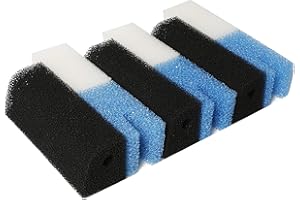 LTWHOME Design - Set di spugne per acquario, compatibili con Ferplast Blumec 05, Bluclear 05, per filtri interni Bluwave (confezione da 3 pezzi)