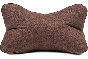 Gözze - Kuschelweiches Lesekissen Darco, Ideal als Sofakissen oder Leseknochen, 40 x 25 cm - Schoko