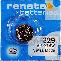 2 Batterie Renata 317 Per Orologio - Ossido D'Argento 1.5V - Fatte In Svizzera - SR516SW - Foto 9