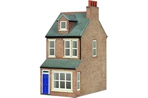 Hornby R7351 OO Gauge Victorian End of Terrace House (Right) - Model Railway Accessories, Miniature Diorama Scenery for Hornby Train Sets - Lifelike Building Models - Scale 1:76