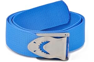 BEST DIVERS Cintura, Porta Piombi Sub, Fibbia Inox Squalo
