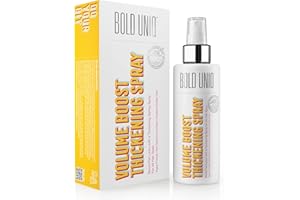 ‎BOLD UNIQ Volumen Spray - Für dichtere Haare bei der 1. Anwendung, für feines & dünnes Haar, Haarpflege für Damen & Herren, verleiht Textur & Volumen - Für sichtbar volleres Haar, leicht & klebt nicht