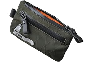 ALPAKA Zip Pouch Pro, Portefeuille Homme Minimaliste avec Protection RFID, Porte-Cartes d'Identité, Pochette Compacte pour Homme avec Fente pour Outil Multifonction, Porte-Monnaie Résistant à l'eau
