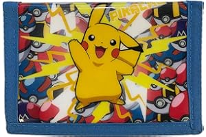 Pokémon Pikachu – Flash Strike ! – Portefeuille 3 volets pour pièces de monnaie et cartes