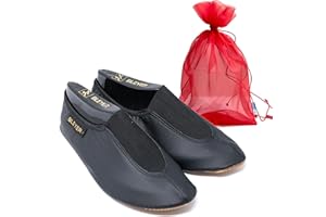 DanzaVinci Bundle Bleyer 3842 Volti-S with Chiffon Bag, Synthetic Gymnastics Shoes for Children and Adults, Non-Slip Slippers