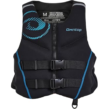 Gilet De Sauvetage Réglable Adulte/enfant – Flottabilité 30-120kg, Bandes Réfléchissantes, Sifflet