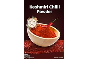 AROMA HERBS & SPICES SUPREME QUALITY Kashmiri Chilli Powder | Kashmiri Red Chilli Powder | Premium Quality | 100% Natural | Gluten Friendly | Kashmiri Chilli Ground Powder | Authentic | Pure (100 Gram)