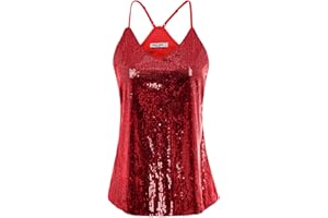 GRACE KARIN Débardeur Femme Grande Taille Col V Camisole Haut Femme Chic Chemise sans Manche Blouse Tops Tee-Shirt CL915