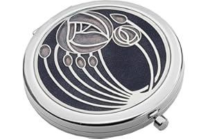 CELTIC LANDS Compact Mirror in Mackintosh Two Roses Design