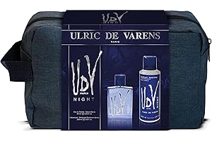 ULRIC DE VARENS - Trousse UDV Night - Eau de Toilette Homme 60 ml + Déodorant 200 ml - Fougère Fruitée Orientale - Made in France
